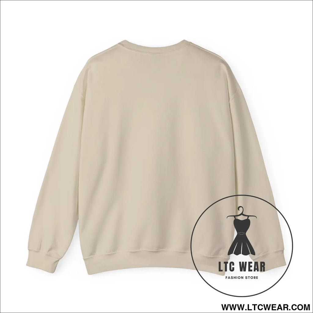 Ltc wear embroidered crewneck sweatshirt soft ethical everyday pullover - sweatshirt
