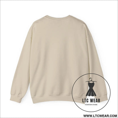 Ltc wear embroidered crewneck sweatshirt soft ethical everyday pullover - sweatshirt