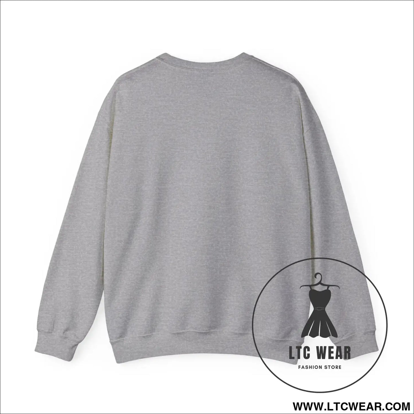 Ltc wear embroidered crewneck sweatshirt soft ethical everyday pullover - sweatshirt