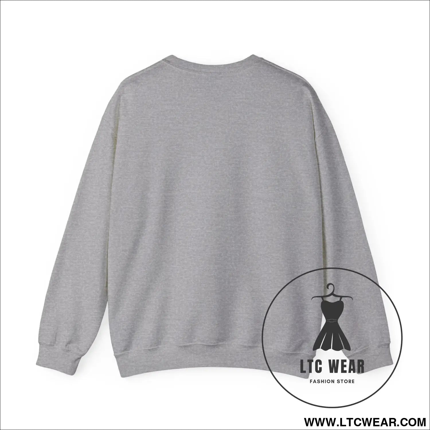 Ltc wear embroidered crewneck sweatshirt soft ethical everyday pullover - sweatshirt