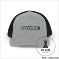 Ltc wear snapback trucker cap breathable mesh hat for casual & outdoor wear - one size / heather grey / black - hats
