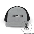Ltc wear snapback trucker cap breathable mesh hat for casual & outdoor wear - one size / heather grey / black - hats