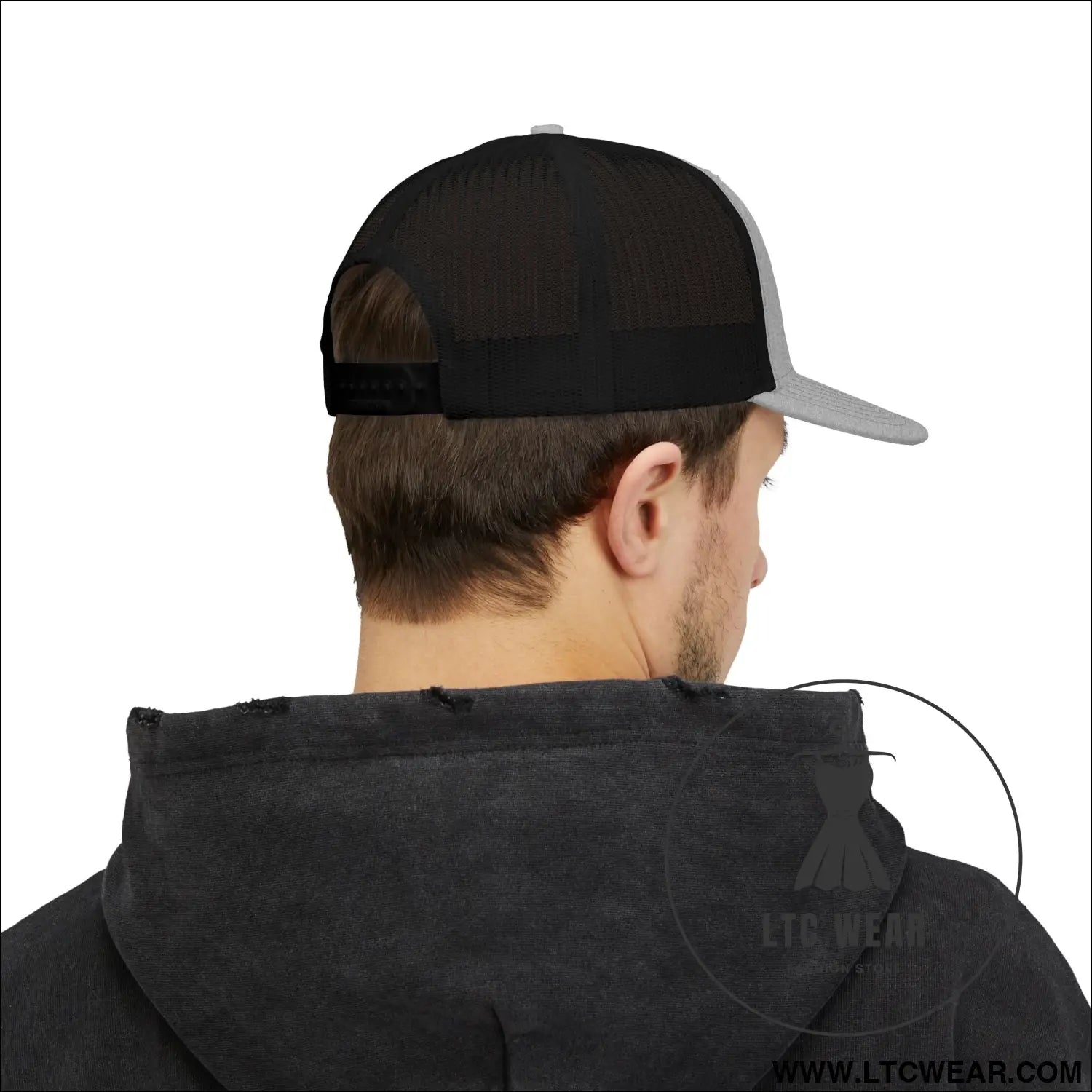Ltc wear snapback trucker cap breathable mesh hat for casual & outdoor wear - hats