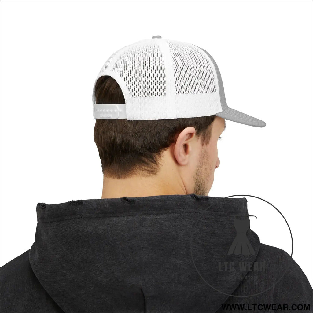 Ltc wear snapback trucker cap breathable mesh hat for casual & outdoor wear - hats