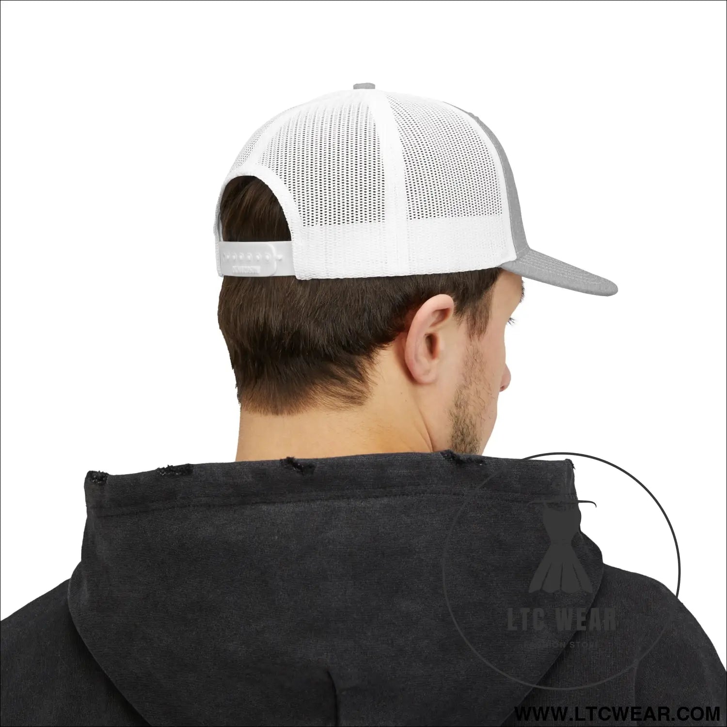 Ltc wear snapback trucker cap breathable mesh hat for casual & outdoor wear - hats