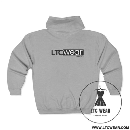 Ltc wear zip hoodie streetwear full-zip sweatshirt - hoodie