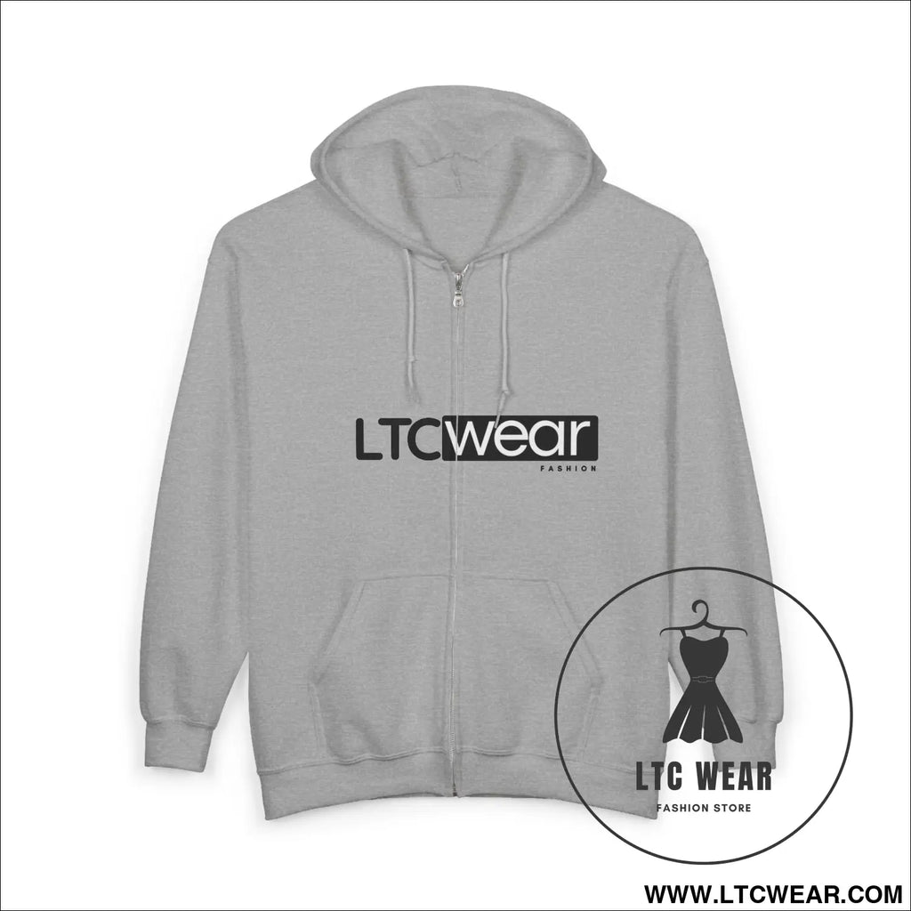 Ltc wear zip hoodie streetwear full-zip sweatshirt - hoodie