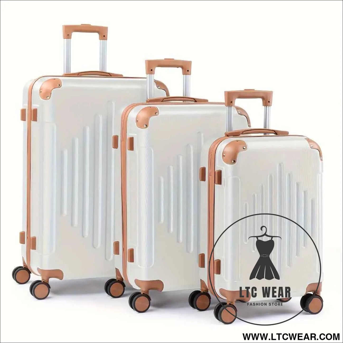 Luxury Dark PurpleBrown Hardside Expandable Spinner Luggage Set
