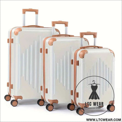 Luxury Dark PurpleBrown Hardside Expandable Spinner Luggage Set