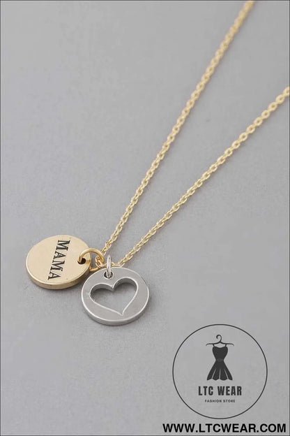 Mama Heart Necklace