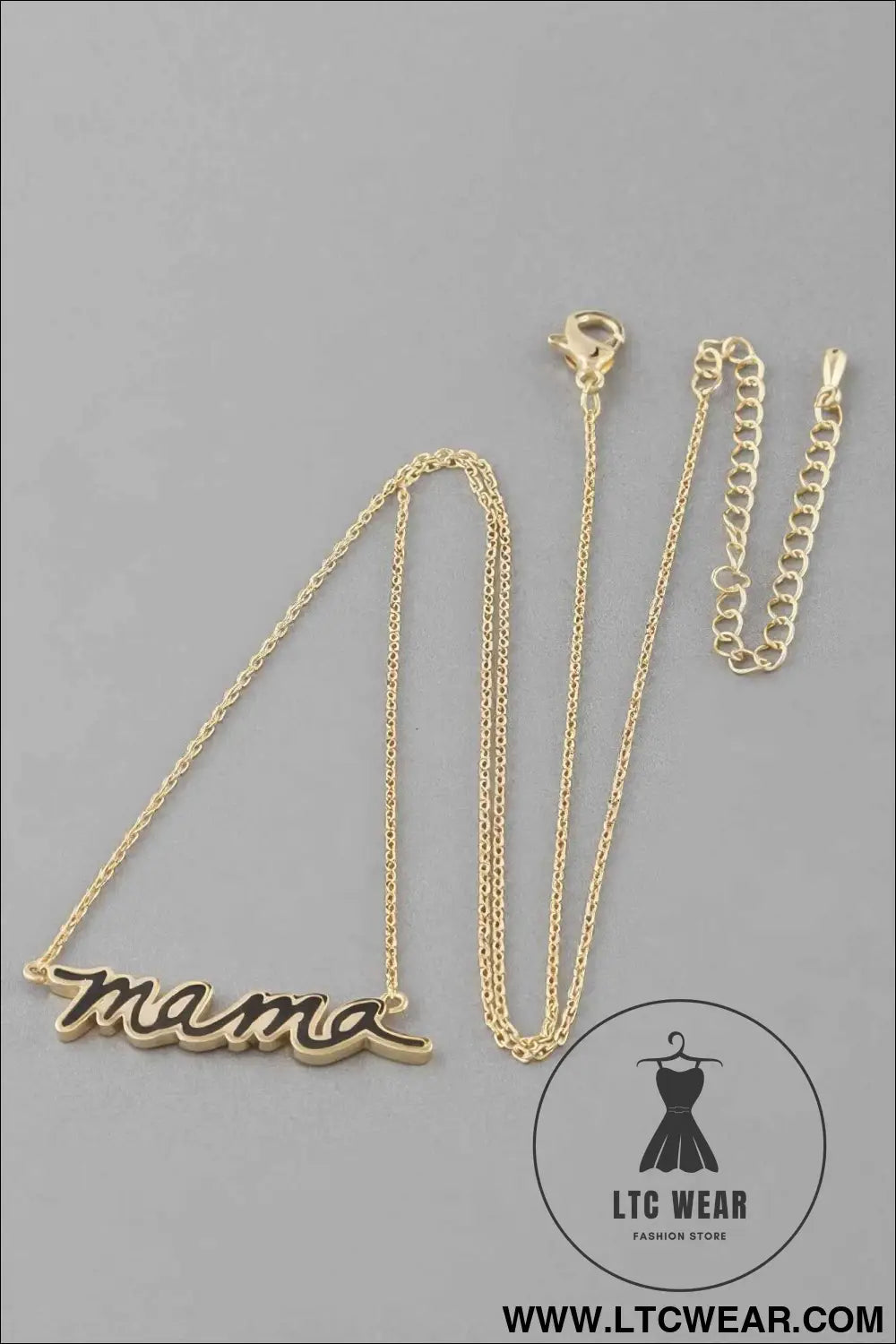 Mama Lined Necklace