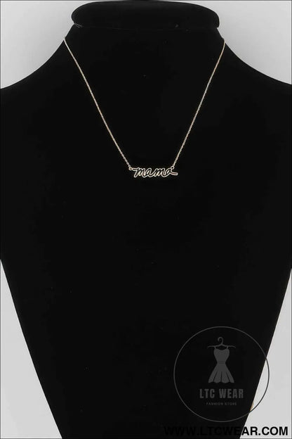 Mama Lined Necklace