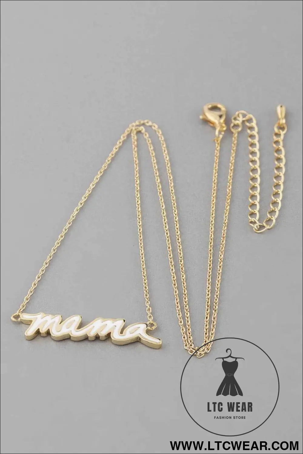 Mama Lined Necklace