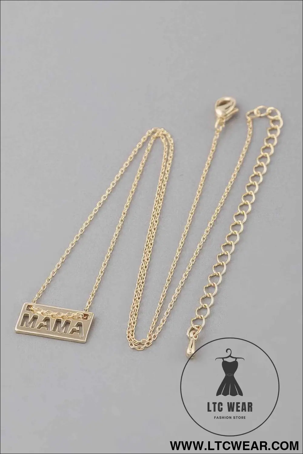 Mama Plate Necklace