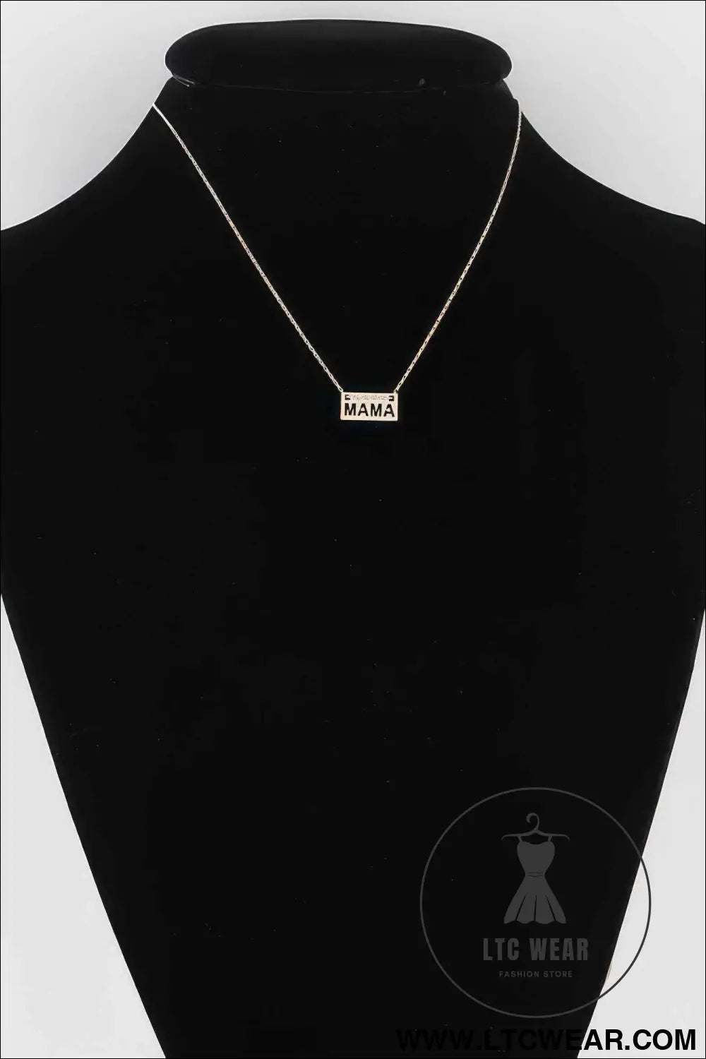 Mama Plate Necklace