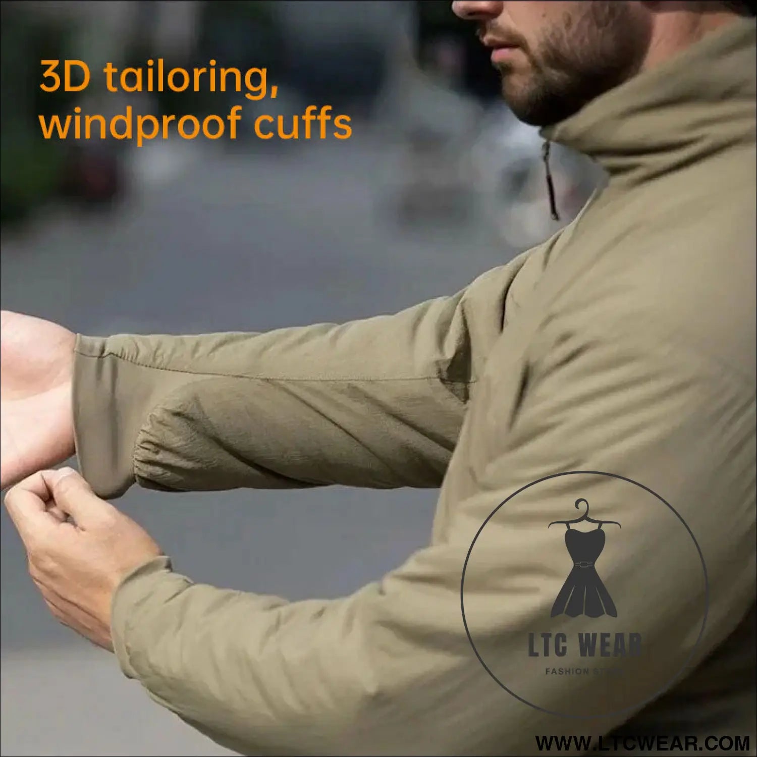 Men’s winter warm padded jacket lightweight hooded tactical parka outdoor waterproof windproof cold-weather hiking