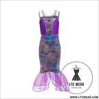 Mermaid princess dress summer sequin mermaid tail ball dress