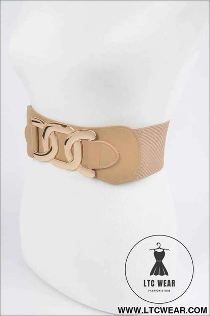 Metal Buckle Elastic Belt