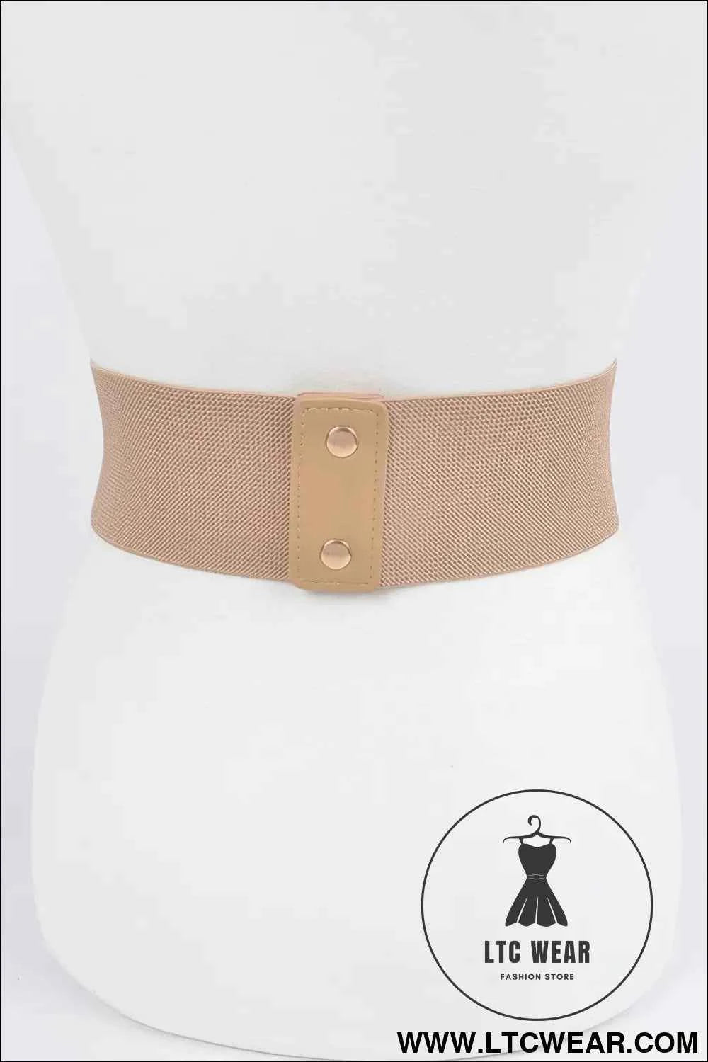 Metal Buckle Elastic Belt