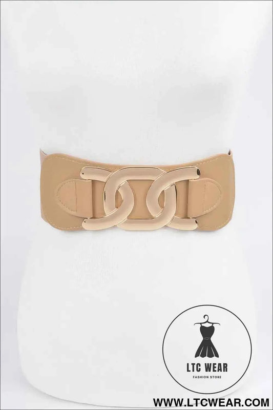 Metal Buckle Elastic Belt