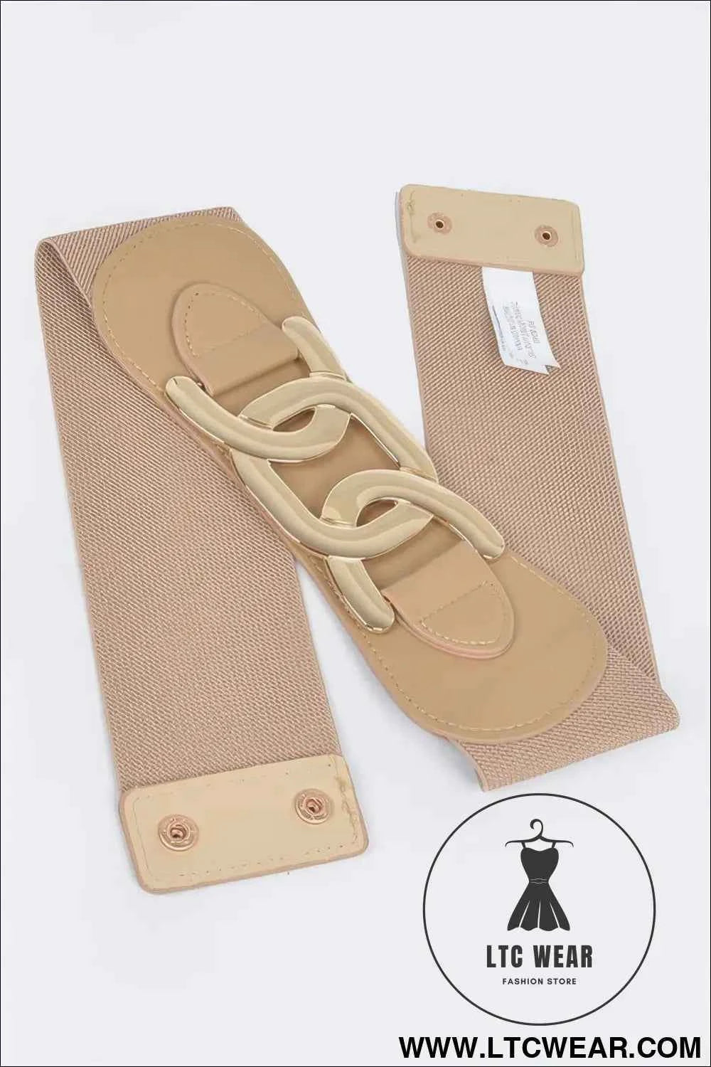 Metal Buckle Elastic Belt