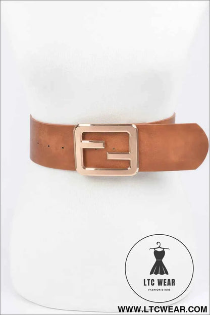 Metal Buckle Waist Belt