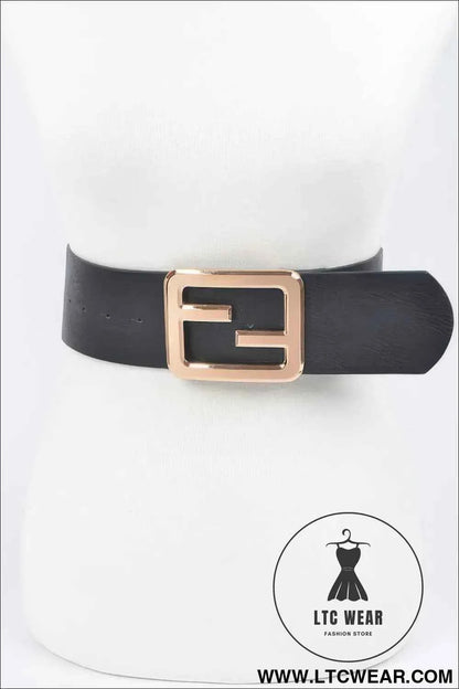 Metal Buckle Waist Belt