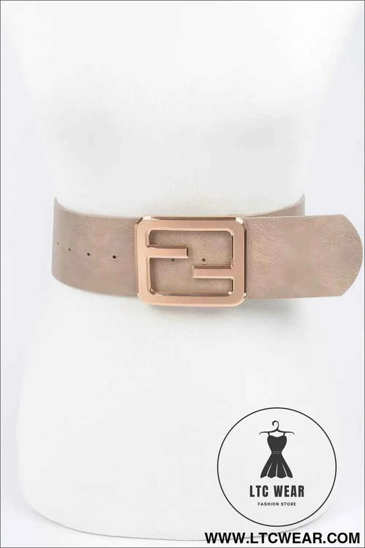 Metal Buckle Waist Belt
