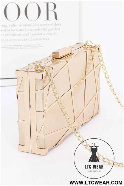 Metal Case Metallic Clutch