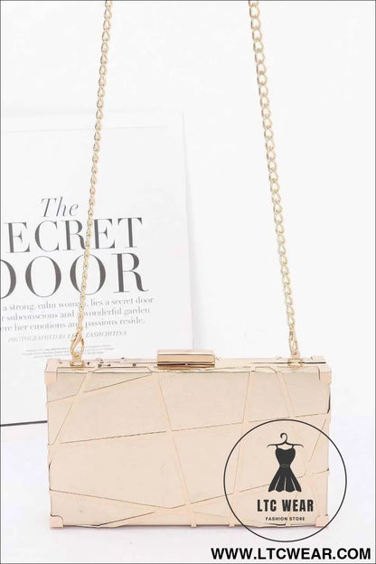 Metal Case Metallic Clutch