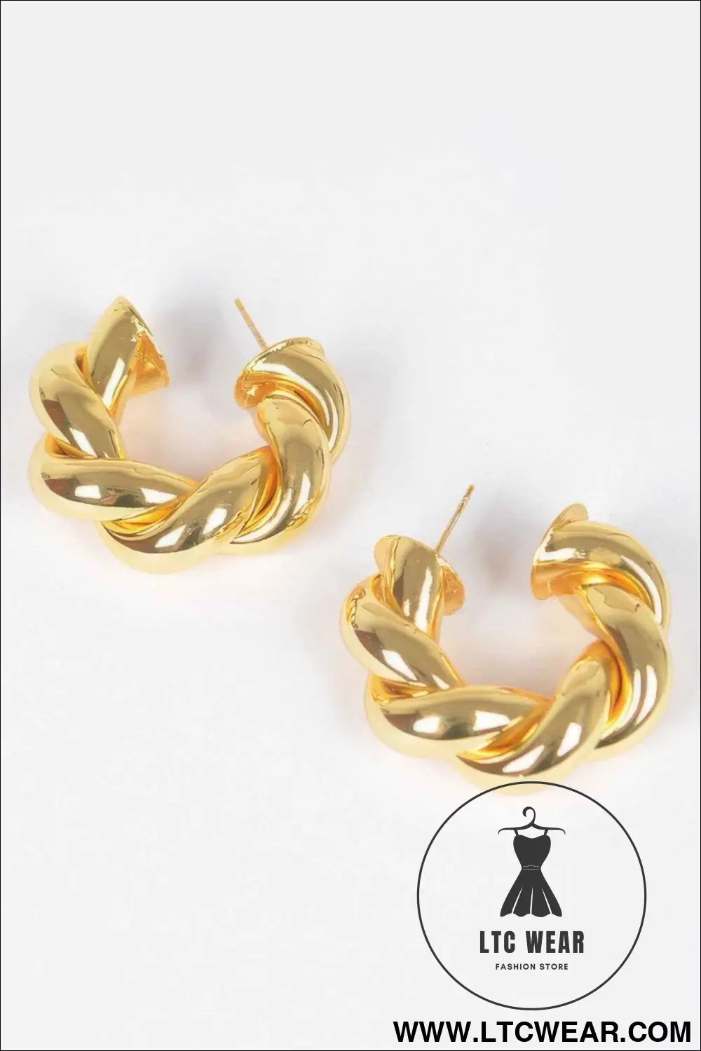 Metal Gold Plated Earring