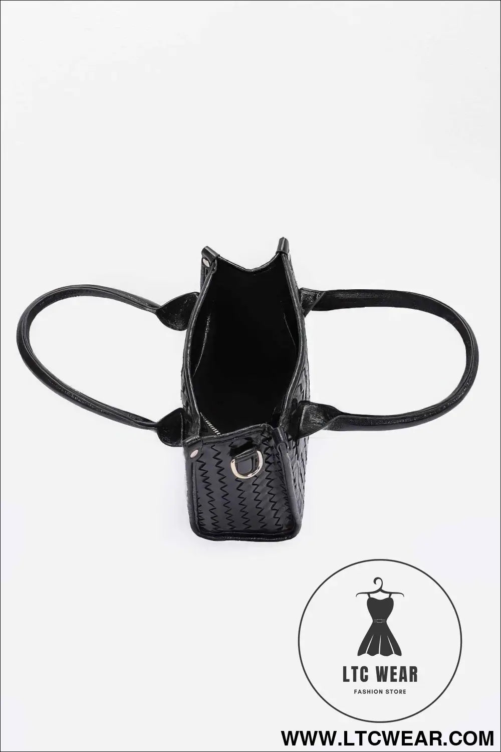 Metallic Braided Tote Bag