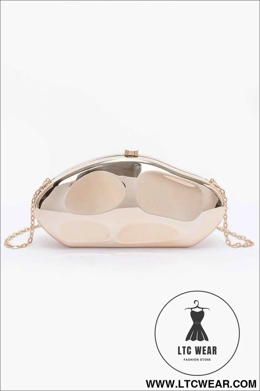Metallic Plastic Party Clutch