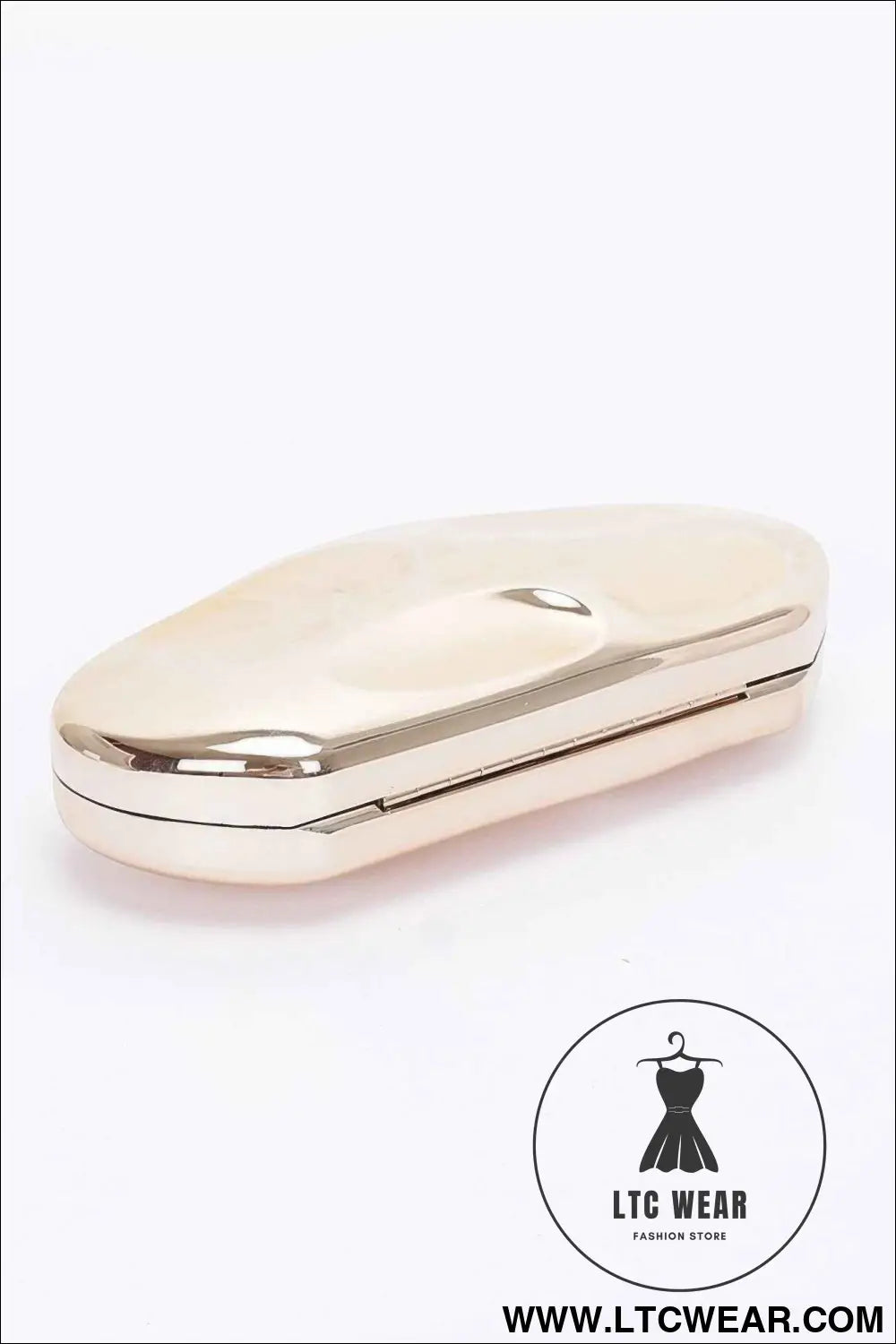 Metallic Plastic Party Clutch