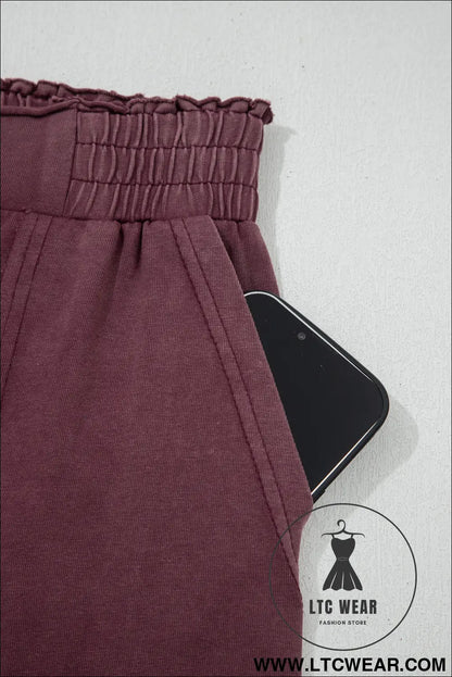Mineral red mineral wash cargo patched pocket utility sweatpants - pants & culotte