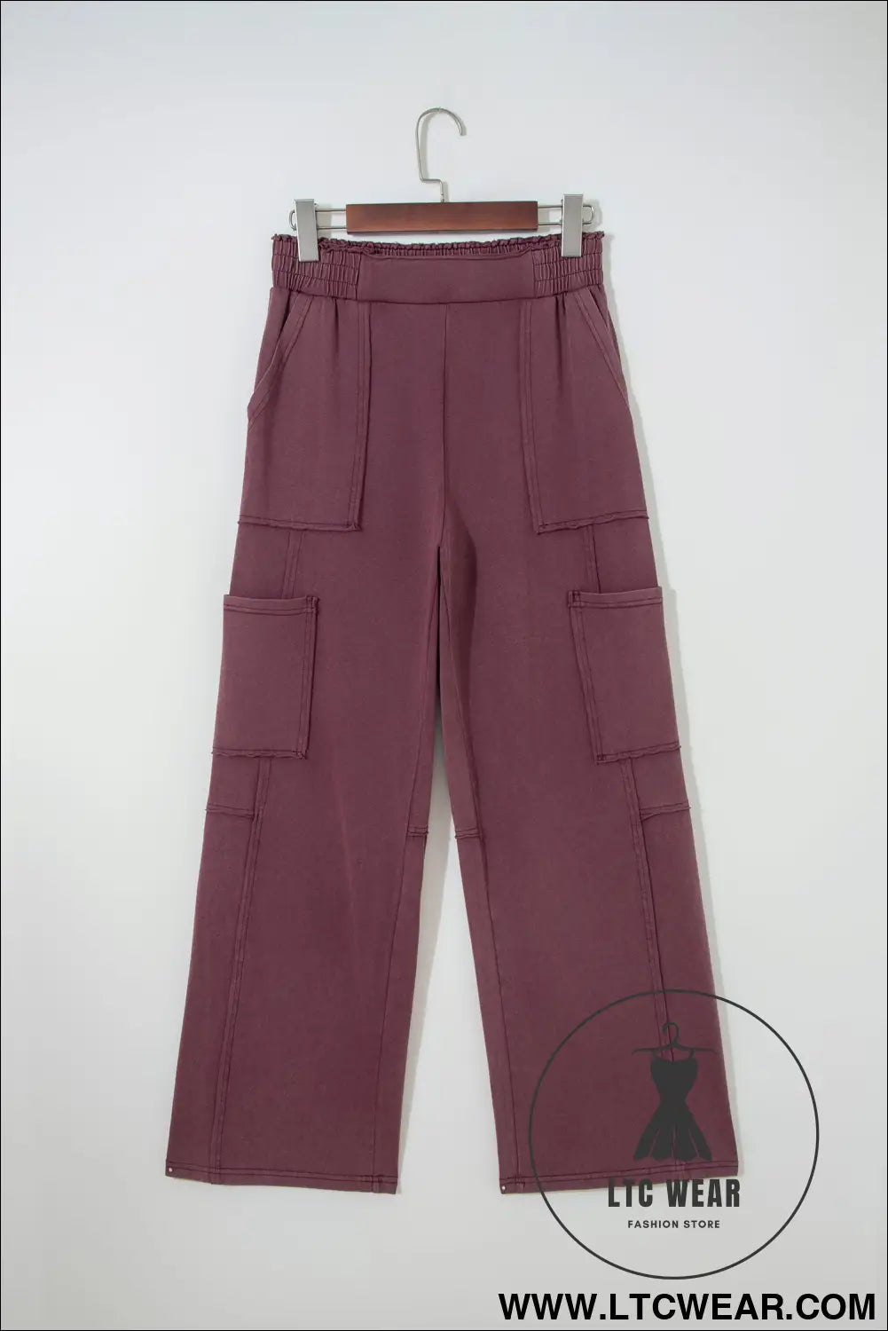 Mineral red mineral wash cargo patched pocket utility sweatpants - pants & culotte