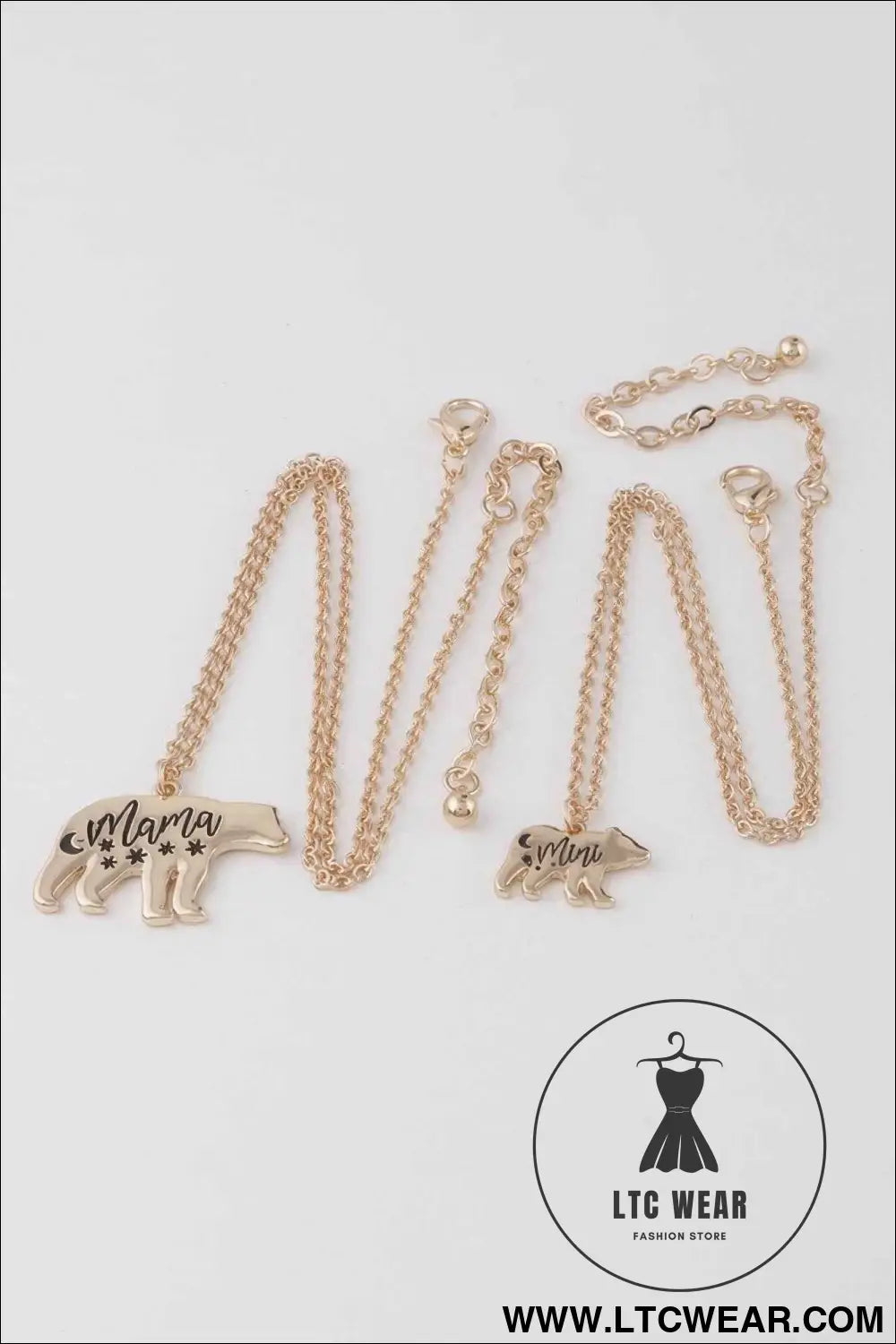 Mini N Mama Bear Necklace