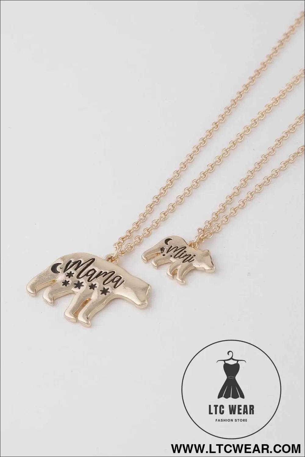 Mini N Mama Bear Necklace