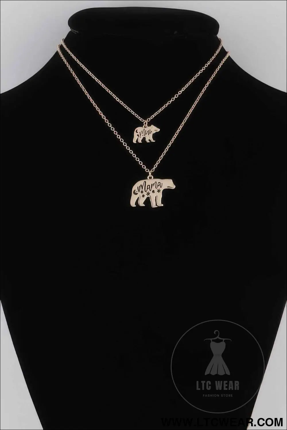 Mini N Mama Bear Necklace