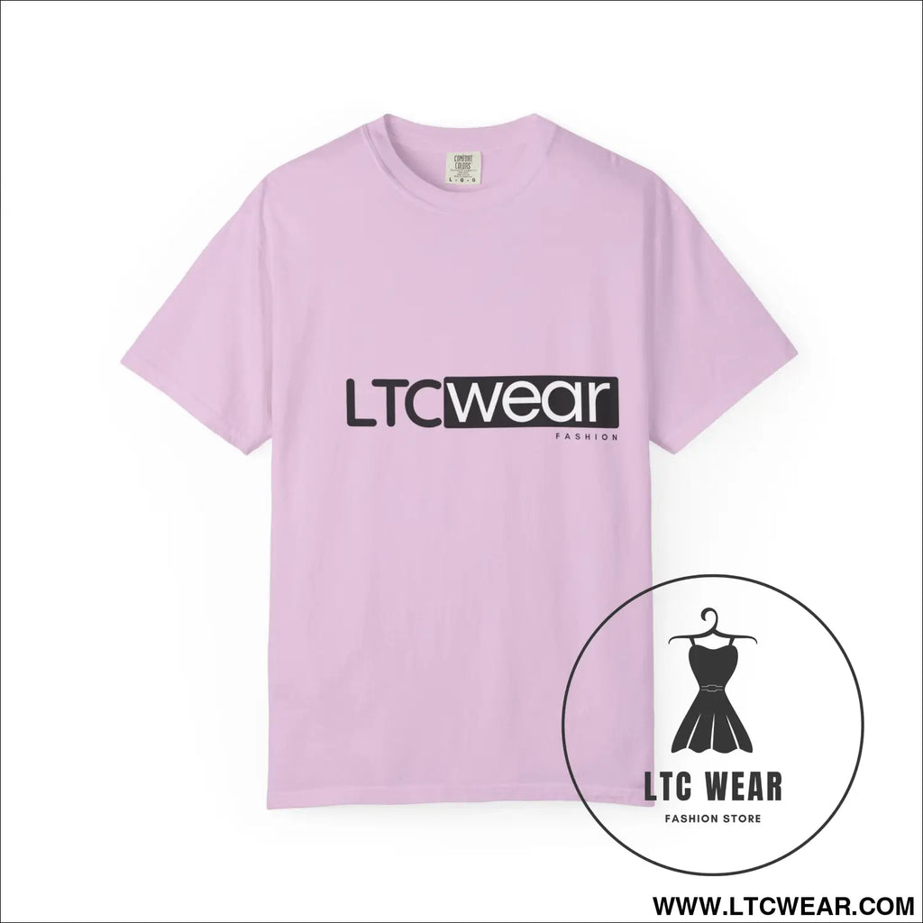 Minimal garment-dyed streetwear tee ltc wear - orchid / s - t-shirt