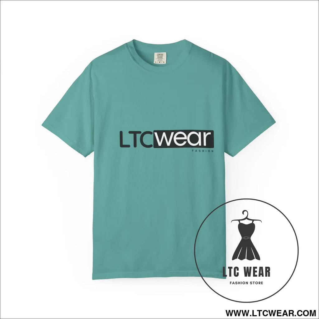 Minimal garment-dyed streetwear tee ltc wear - seafoam / s - t-shirt