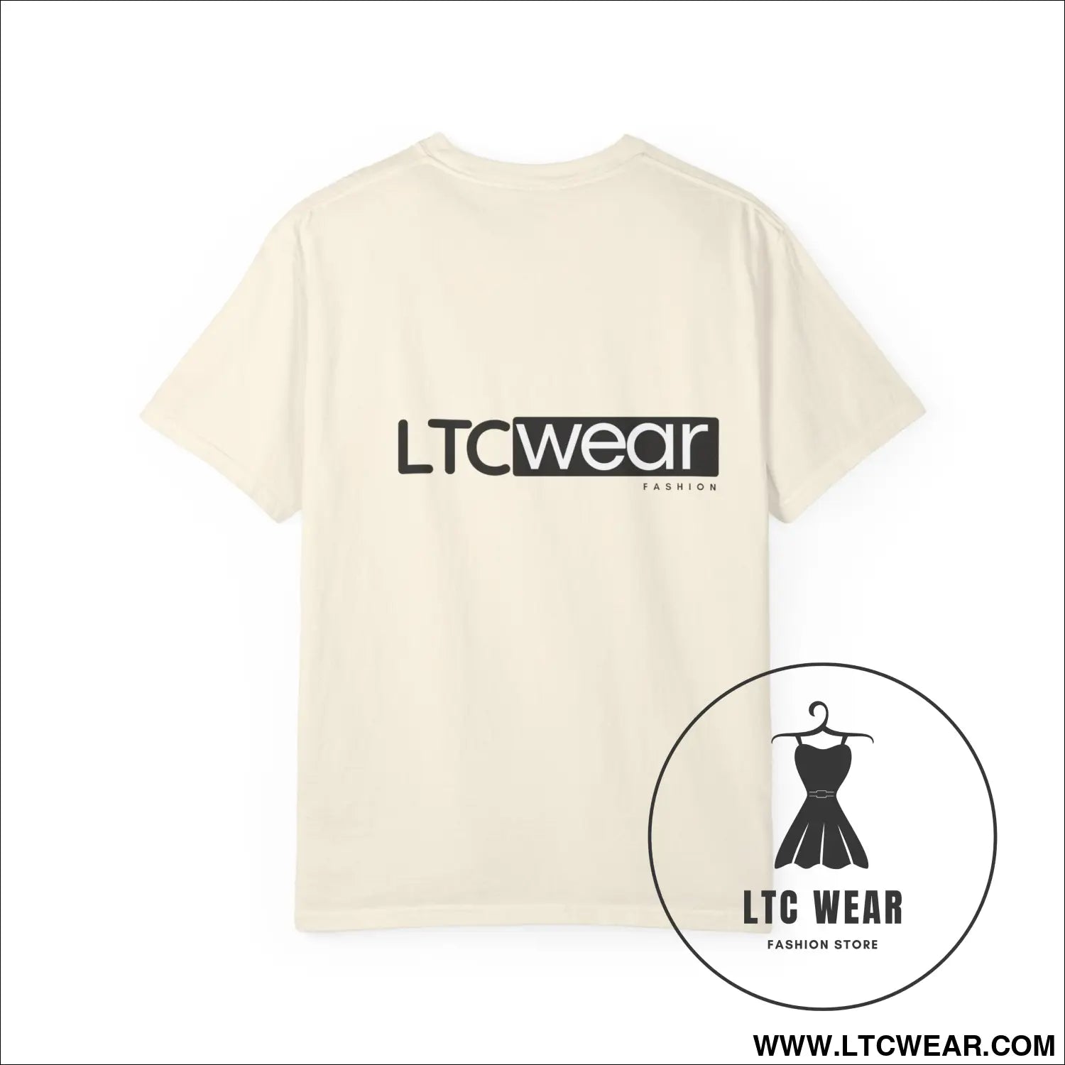 Minimal garment-dyed streetwear tee ltc wear - t-shirt
