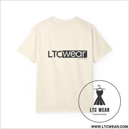 Minimal garment-dyed streetwear tee ltc wear - t-shirt