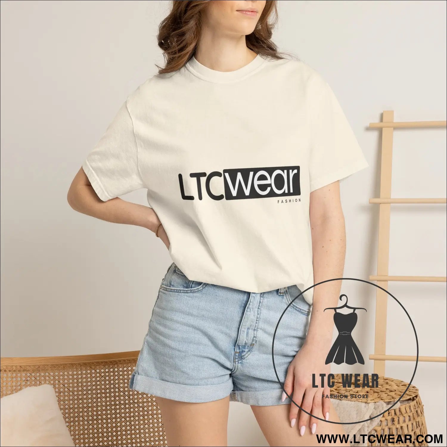 Minimal garment-dyed streetwear tee ltc wear - t-shirt
