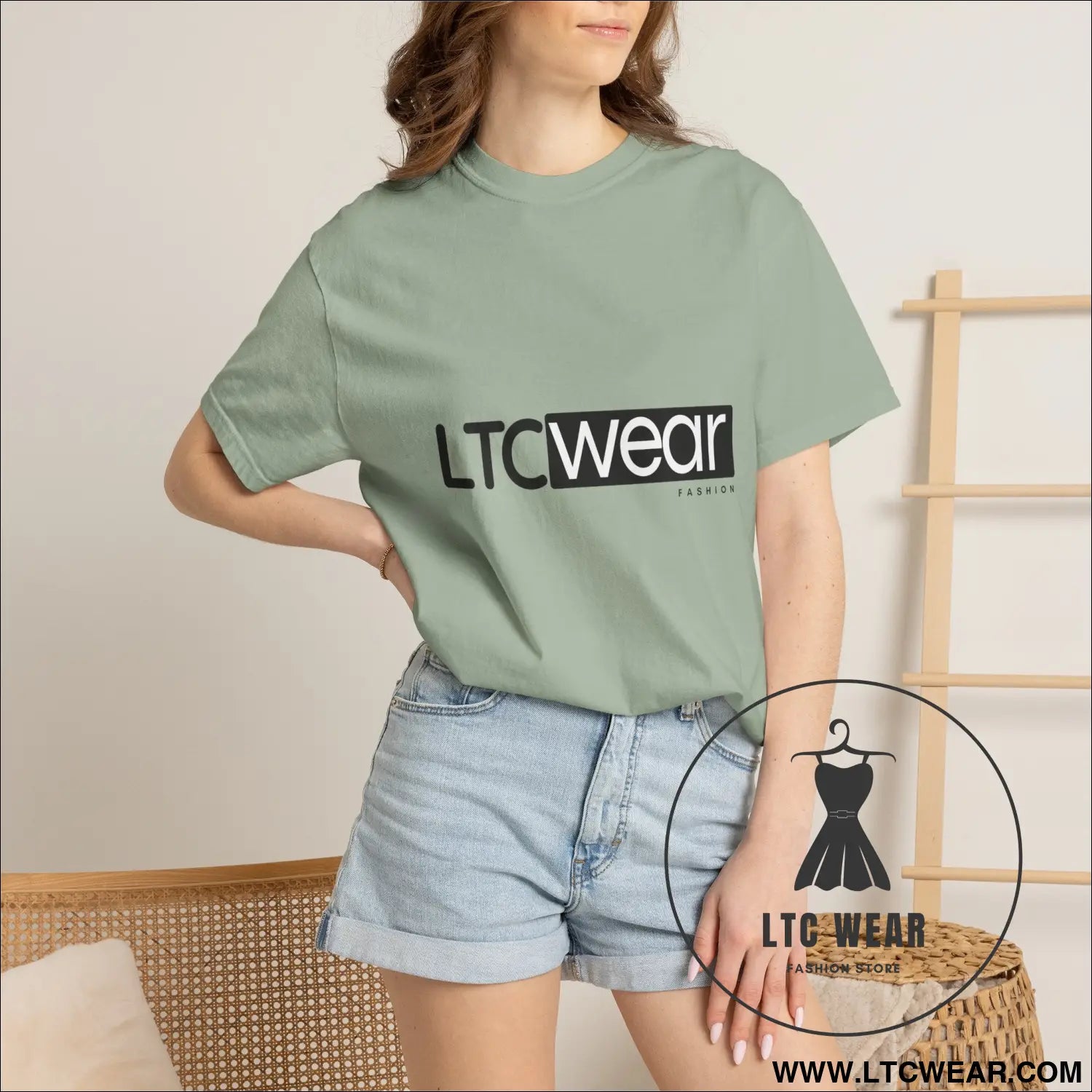 Minimal garment-dyed streetwear tee ltc wear - t-shirt