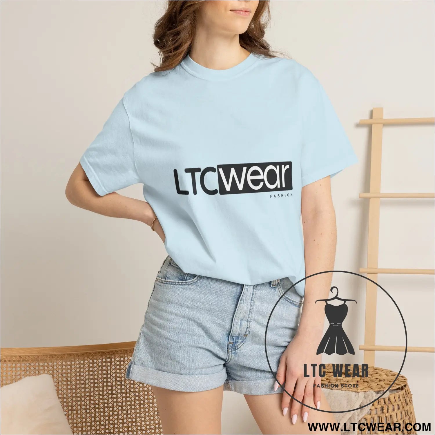 Minimal garment-dyed streetwear tee ltc wear - t-shirt