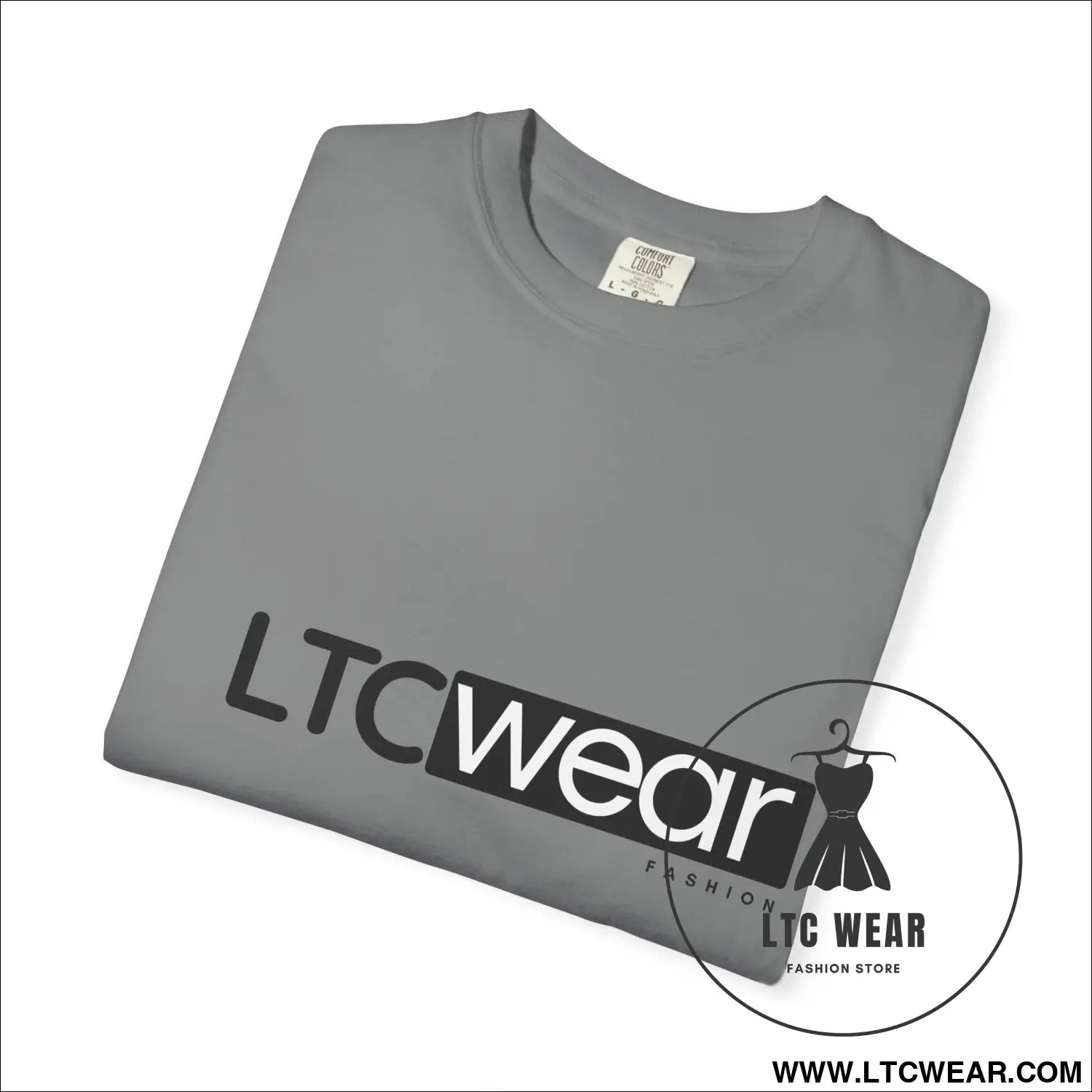 Minimal garment-dyed streetwear tee ltc wear - t-shirt