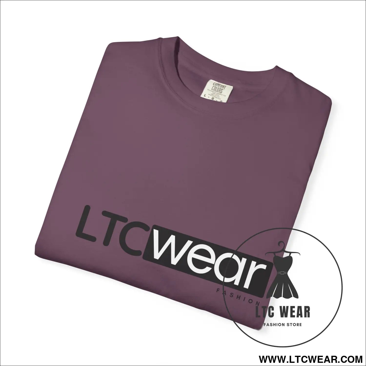 Minimal garment-dyed streetwear tee ltc wear - t-shirt