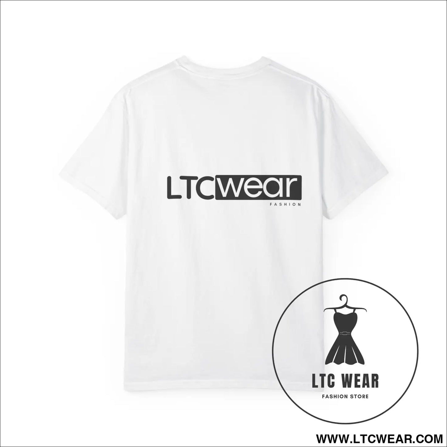 Minimal garment-dyed streetwear tee ltc wear - t-shirt