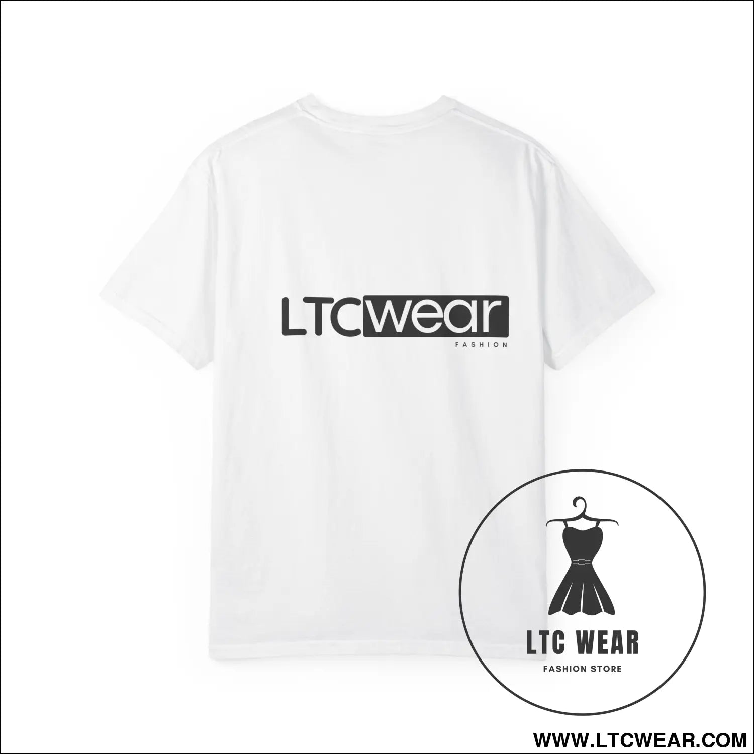 Minimal garment-dyed streetwear tee ltc wear - t-shirt